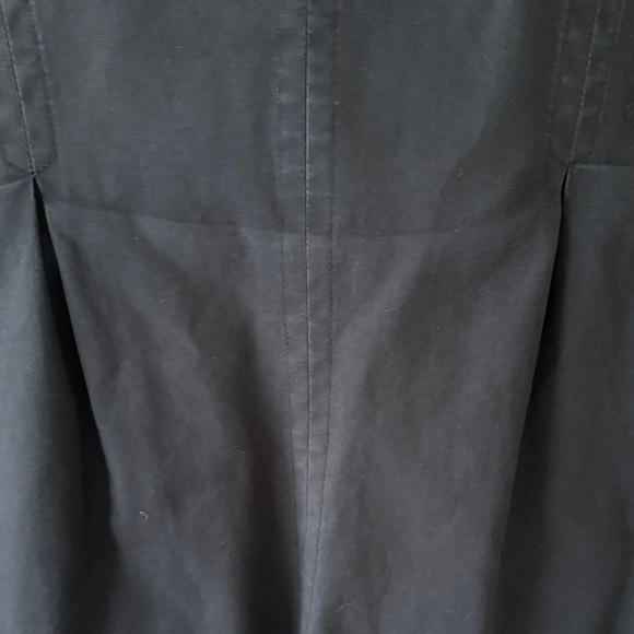 Mackage Women's Black Trim Leather Trench Coat - Picture 7 of 16